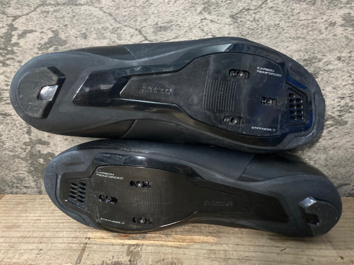 JY156 シマノ SHIMANO RC5 SHRC502M L01 S ビンディングシューズ 3穴 黒 EU41