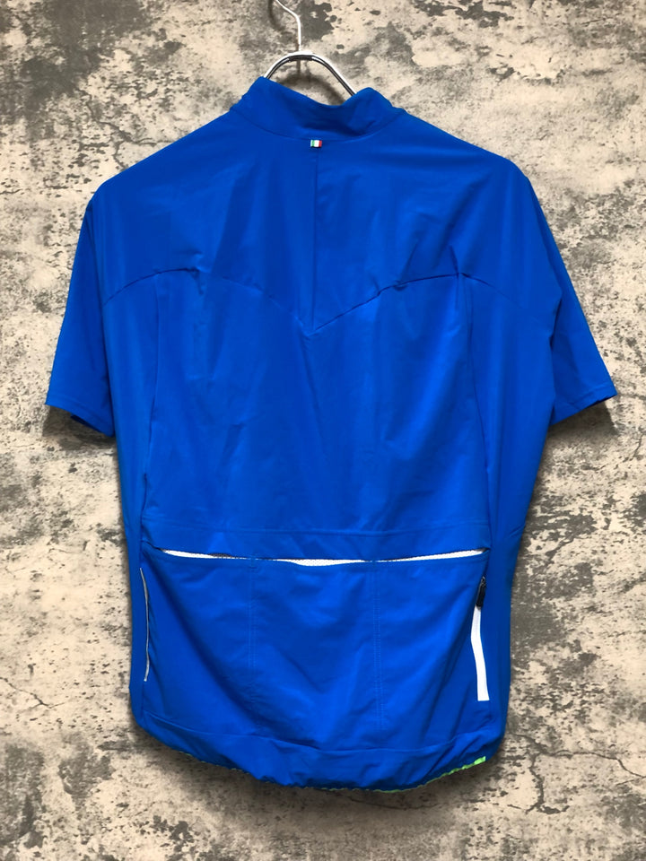 KP580 Q36.5 半袖 サイクルジャージ 青 M