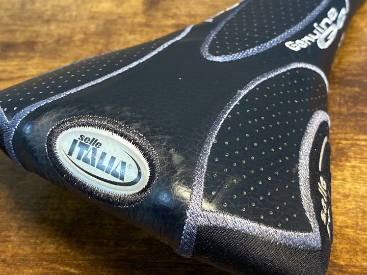 KQ293 セライタリア Selle Italia フライト チタニウム FLITE Genuine Gel Titanium サドル チタンレール 黒