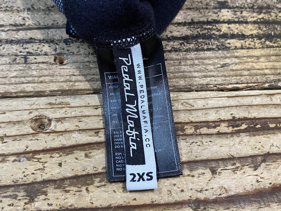 JV180 ペダルマフィア Pedal Mafia アームウォーマー 黒 2XS 裏起毛