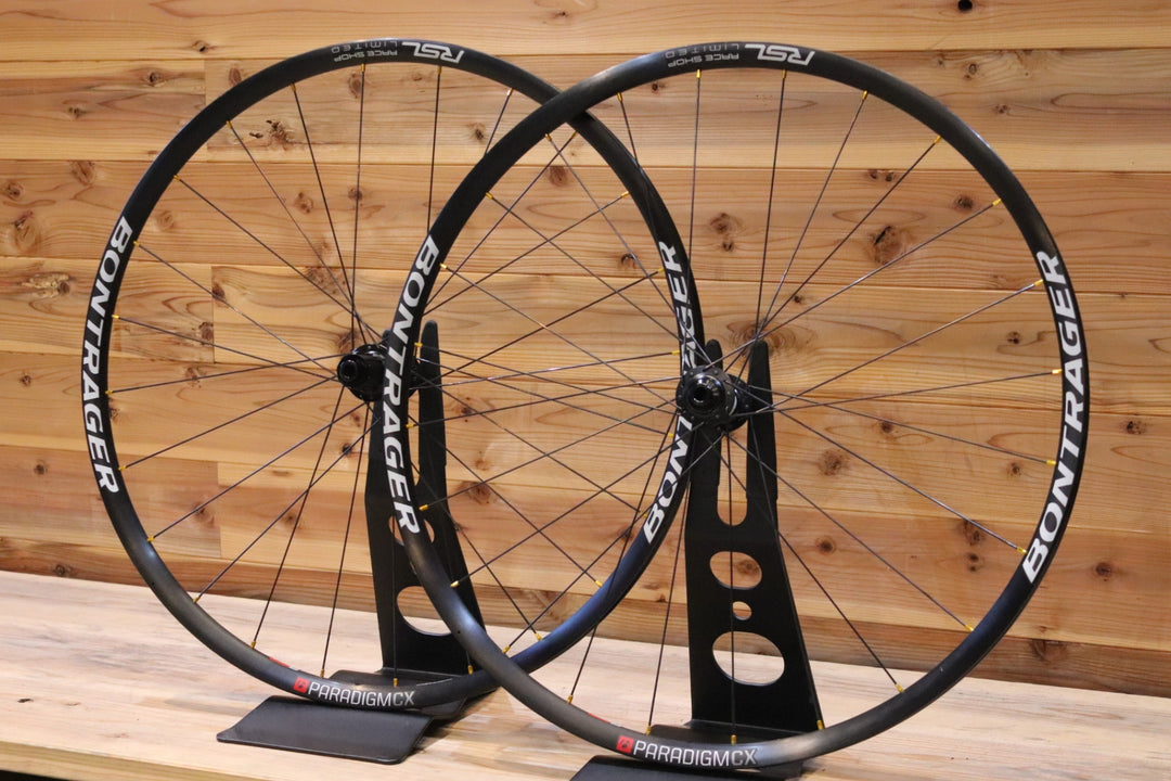 ボントレガー BONTRAGER パラダイム PARADIGM CX RSL TU DISC シマノ 11S/12S アルミ チューブラー シクロクロス グラベル  ホイールセット 【広島店】