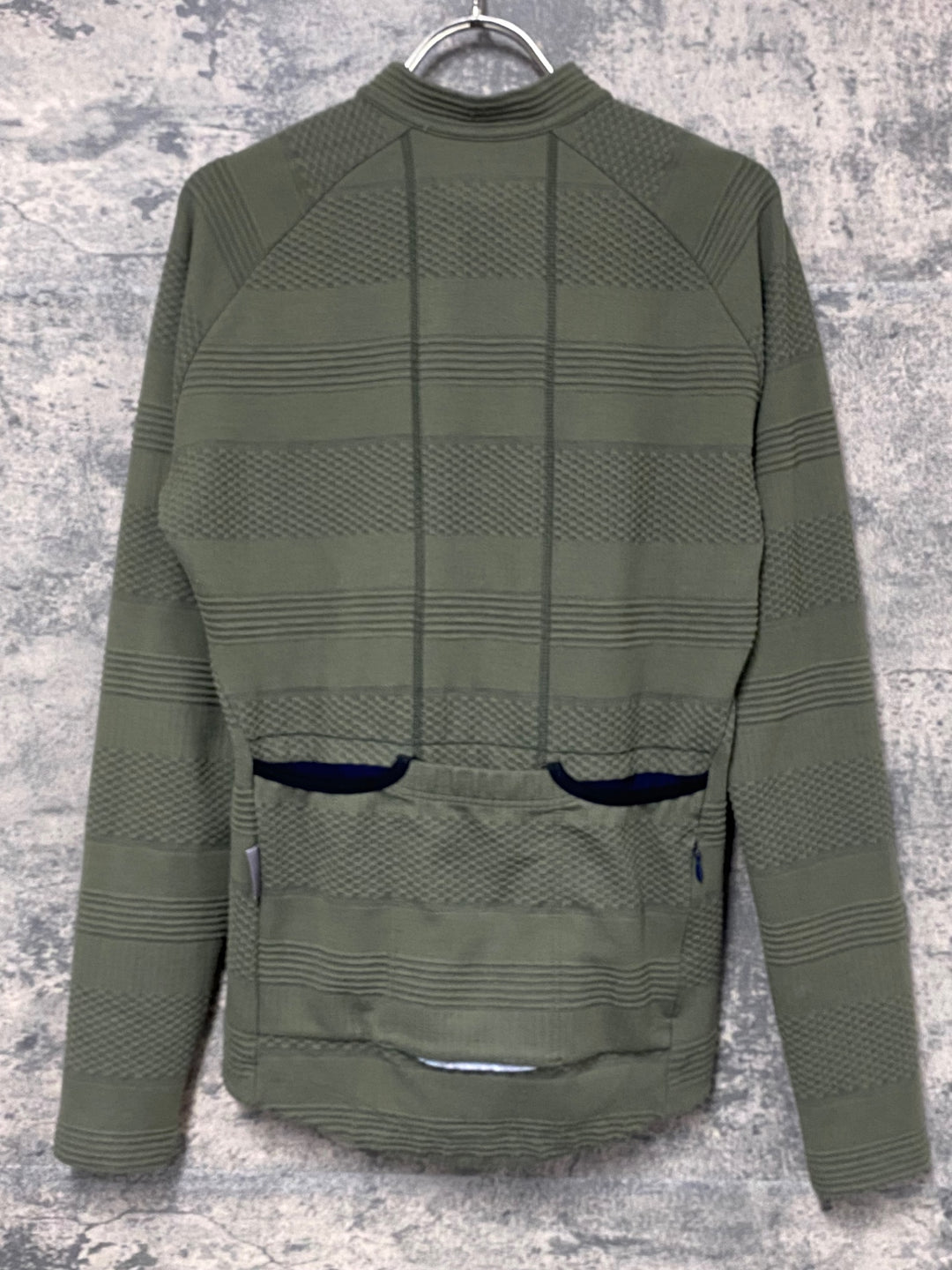 JZ169 カフェドシクリシテ CAFE DU CYCLISTE Corinne Men 長袖 サイクルジャージ カーキ S ※スレ