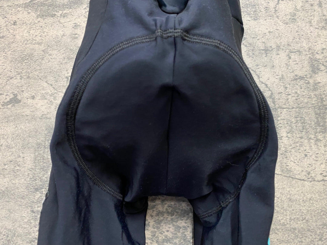 JK211 カステリ CASTELLI ROSSOCORSA ビブタイツ 黒 S 裏起毛 ※内側裏起毛剥がれ