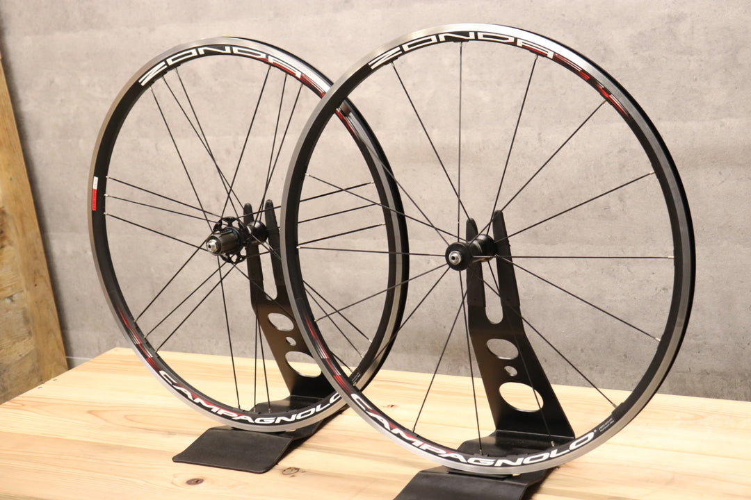 カンパニョーロ CAMPAGNOLO ゾンダ ZONDA アルミ クリンチャー ホイールセット シマノ 11S/12S 【さいたま浦和店】
