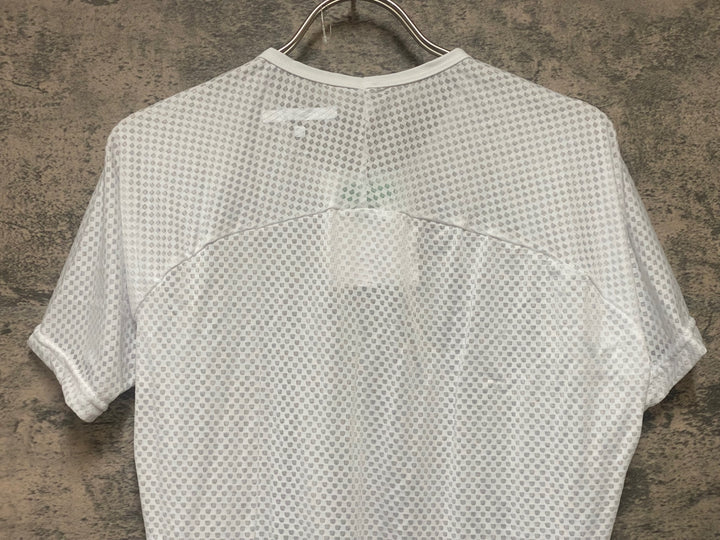 KB231 カステリ CASTELLI PRO ISSUE SS 半袖 ベースレイヤー 白 XL