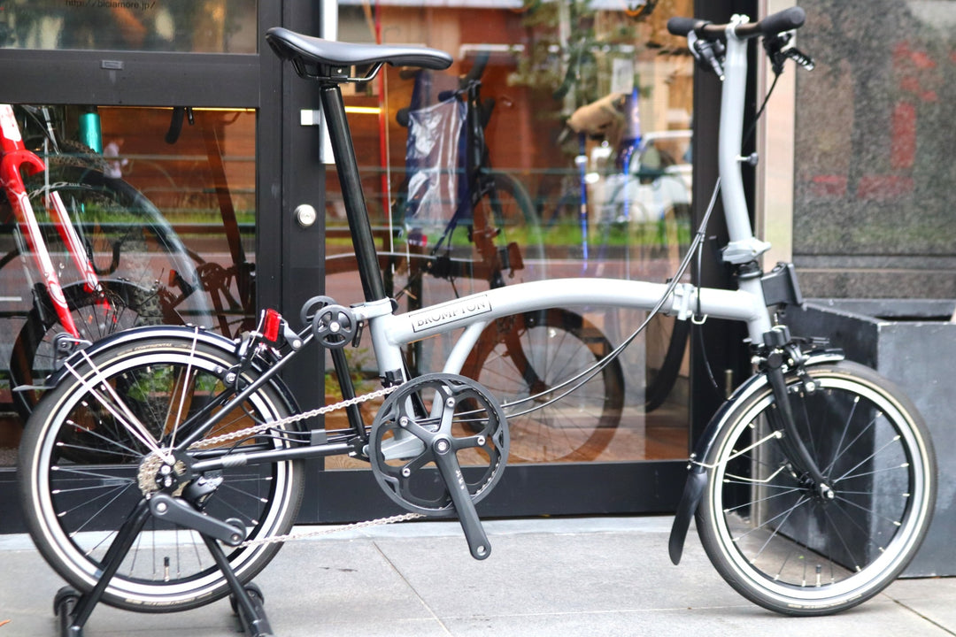 ブロンプトン BROMPTON P LINE URBAN LOW S4L ストームグレー 2022モデル 16インチ 折り畳み ミニベロ フォールディングバイク 【東京南麻布店】
