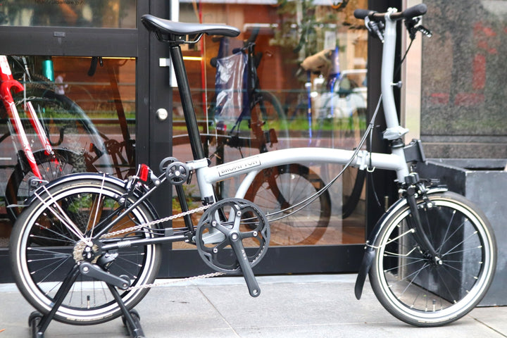 ブロンプトン BROMPTON P LINE URBAN LOW S4L ストームグレー 2022モデル 16インチ 折り畳み ミニベロ フォールディングバイク 【東京南麻布店】