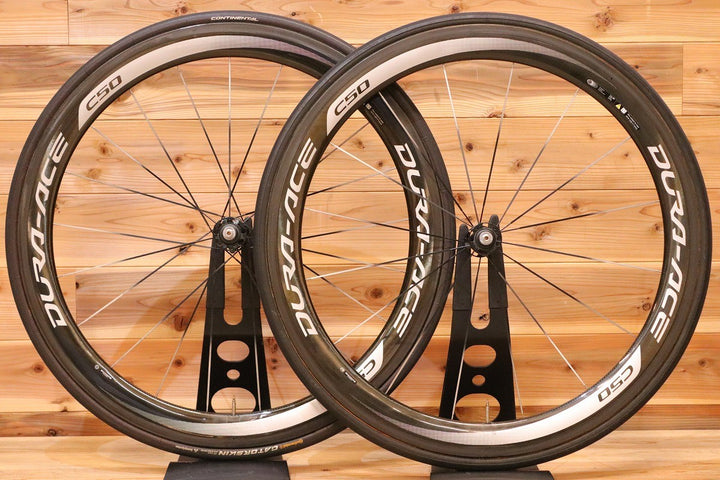シマノ SHIMANO デュラエース DURA-ACE WH-9000-C50-TU シマノ 11S/12S カーボン チューブラー ロードバイク ホイールセット 【広島店】