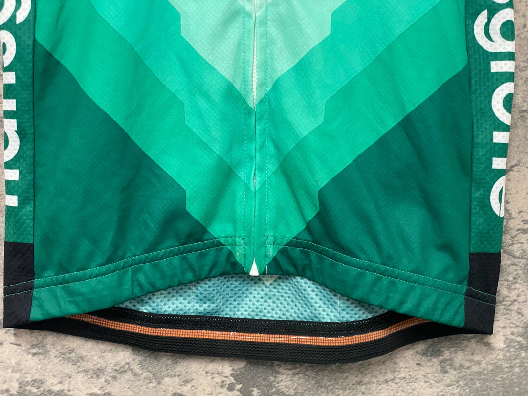 KJ820 スポーツフル sportful 半袖 サイクルジャージ 白 緑 M BORA hansgrohe