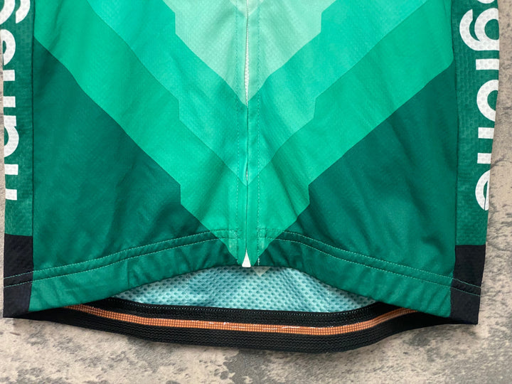KJ820 スポーツフル sportful 半袖 サイクルジャージ 白 緑 M BORA hansgrohe
