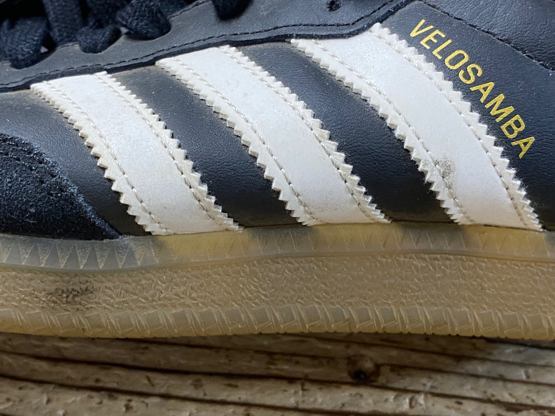KG505 アディダス adidas ベロサンバ VELOSAMBA ビンディングシューズ 2穴 黒 26.5cm