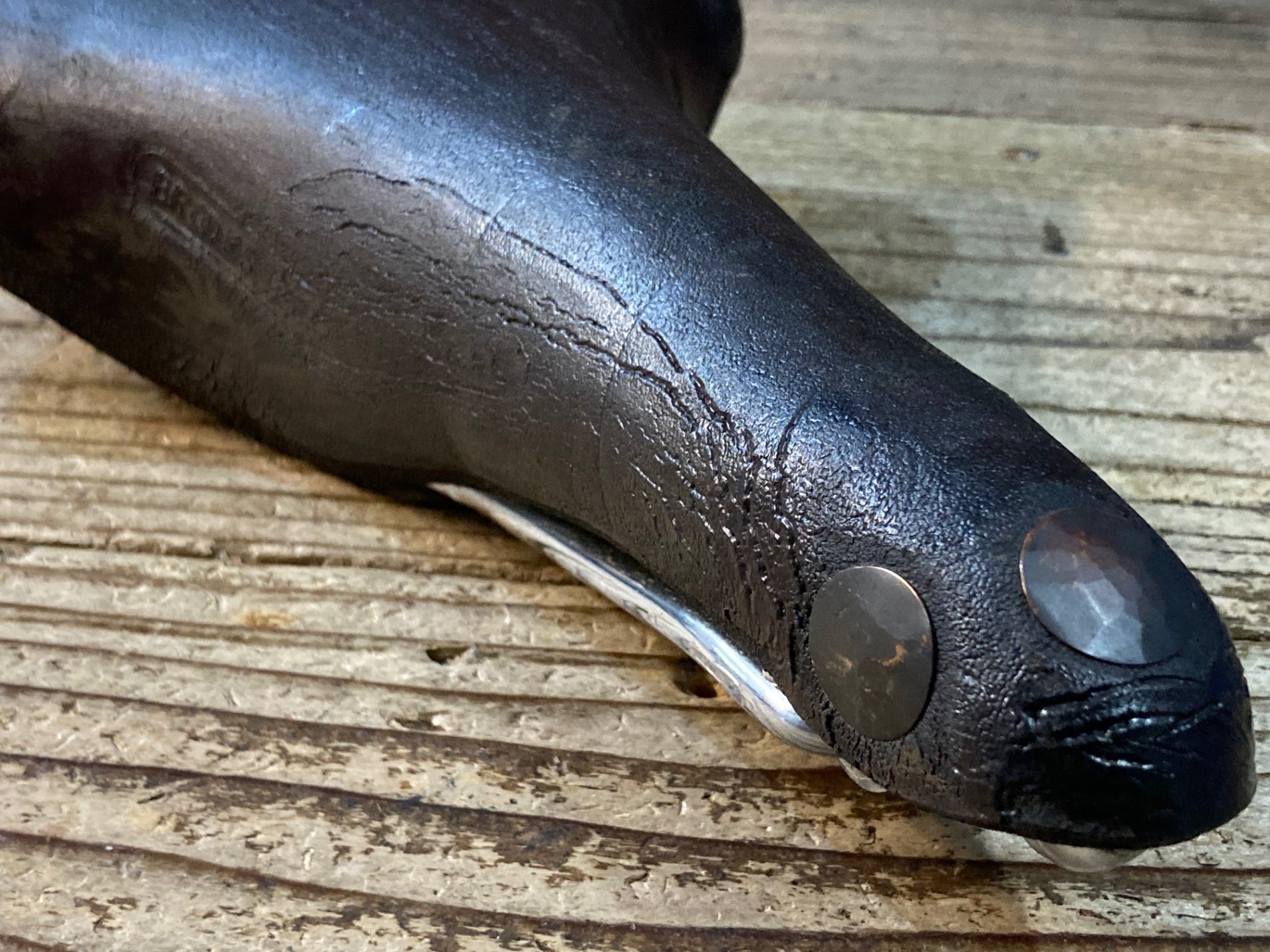JX190 ブルックス BROOKS サドル ※錆、劣化の為ジャンク – BICI AMORE