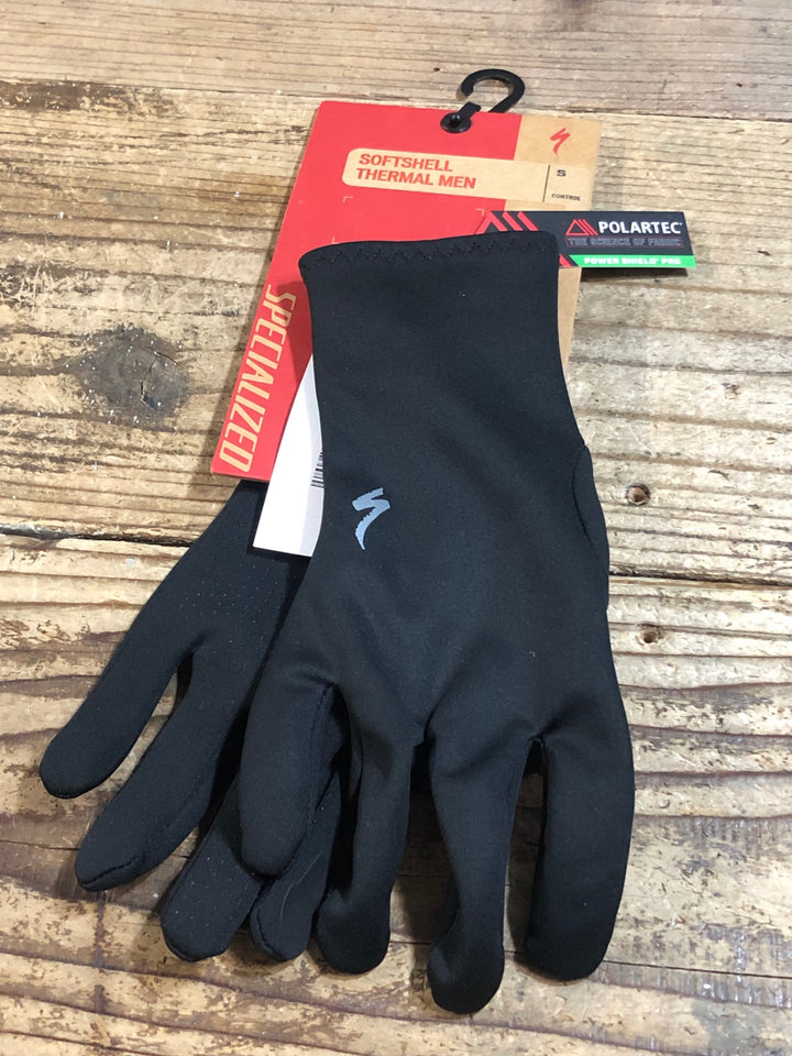 JV597 スペシャライズド SPECIALIZED SOFTSHELL THERMAL MEN 長指 グローブ 黒 S