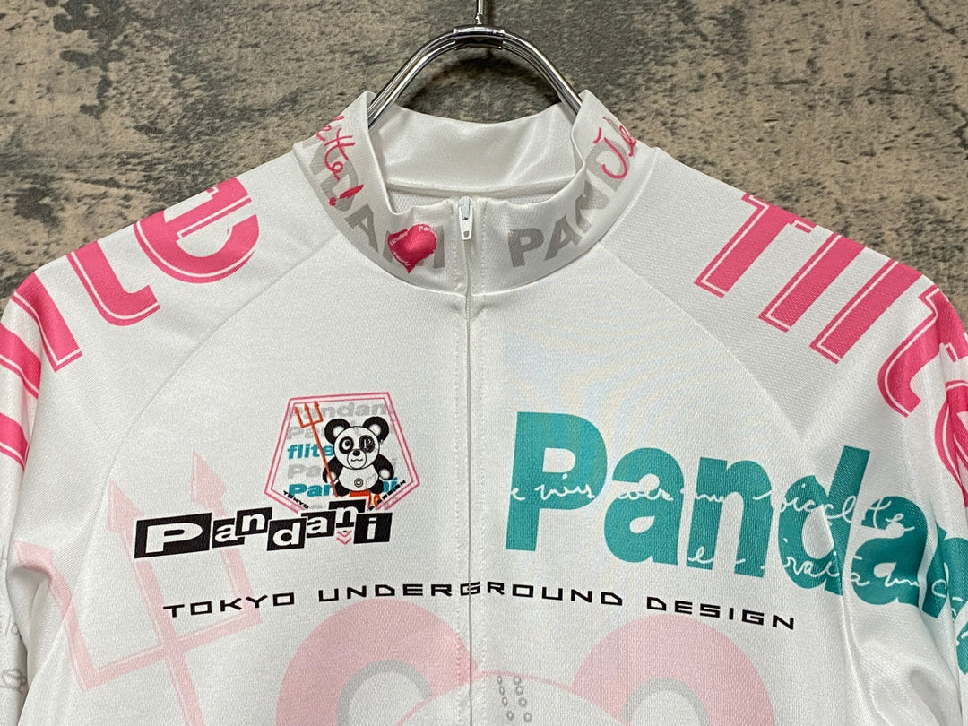 JT534 パンダーニ Pandani 長袖 サイクルジャージ 白 L