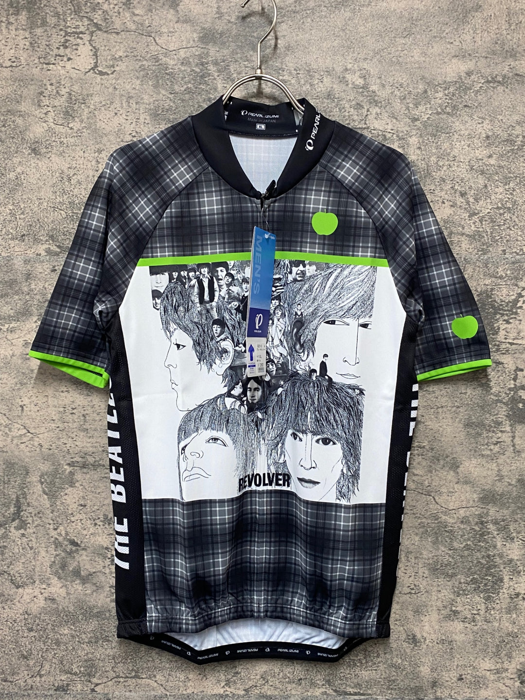 KA647 パールイズミ PEARL iZUMi 半袖 サイクルジャージ 黒 白 総柄 XL