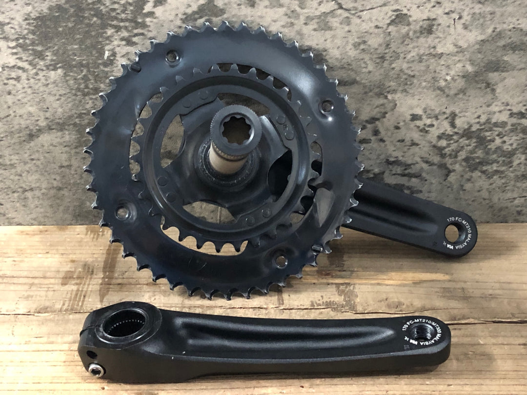 KM960 シマノ SHIMANO FC-MT210 クランクセット 170mm 46/30T