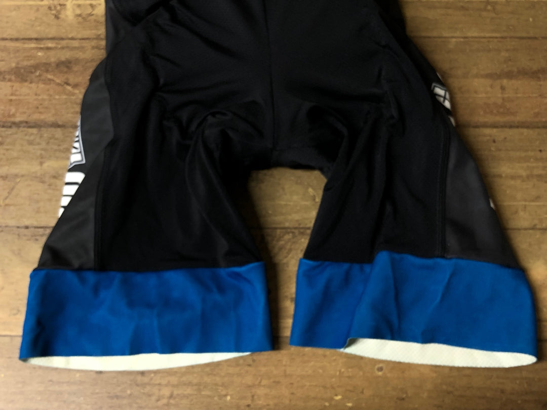 JP491 ビオレーサー BIORACER 半袖 ワンピース 水色 黒 3/M ※ほつれ