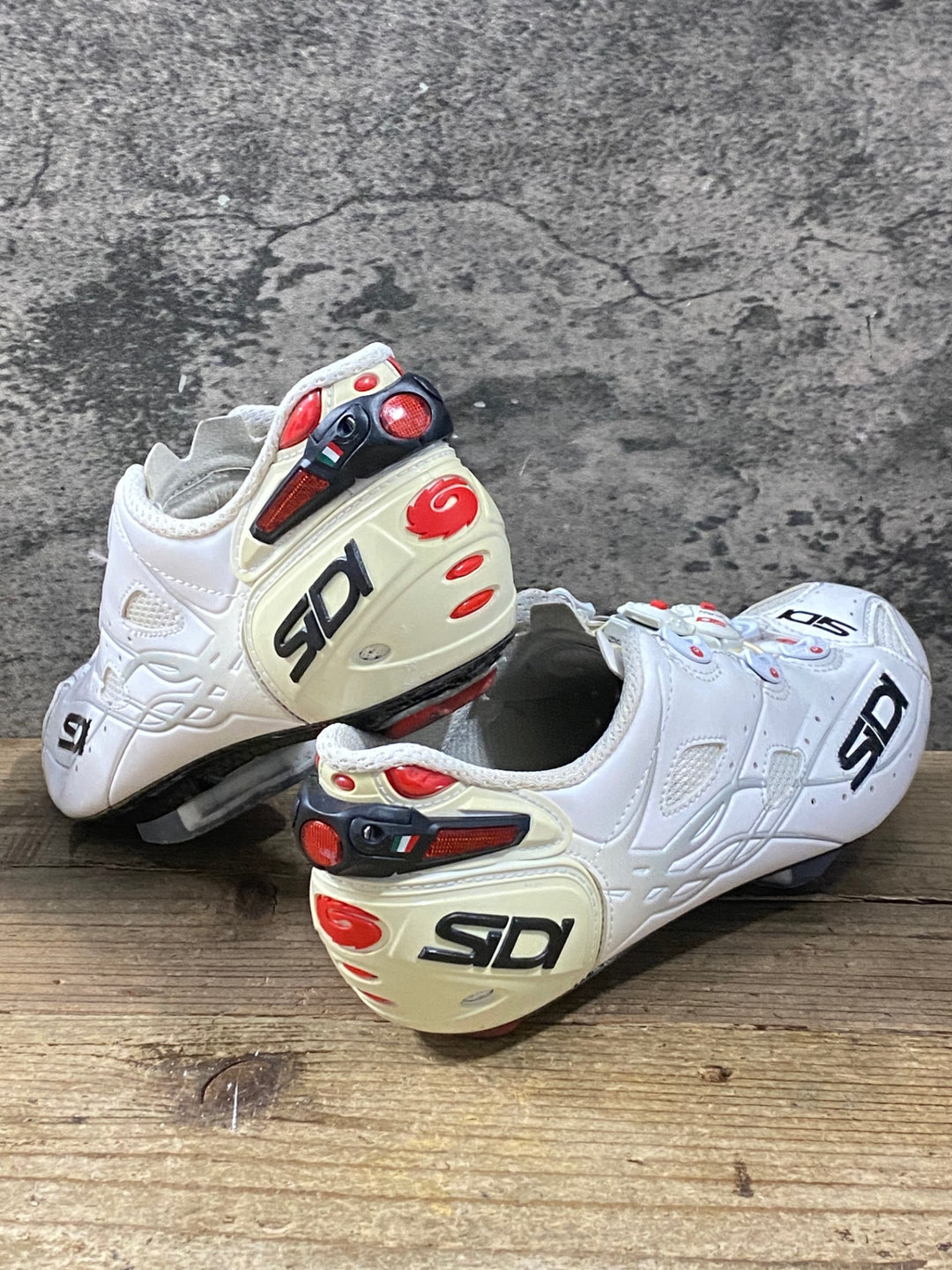 KM200 シディ SIDI SHOT ビンディングシューズ 3穴 白 EU41