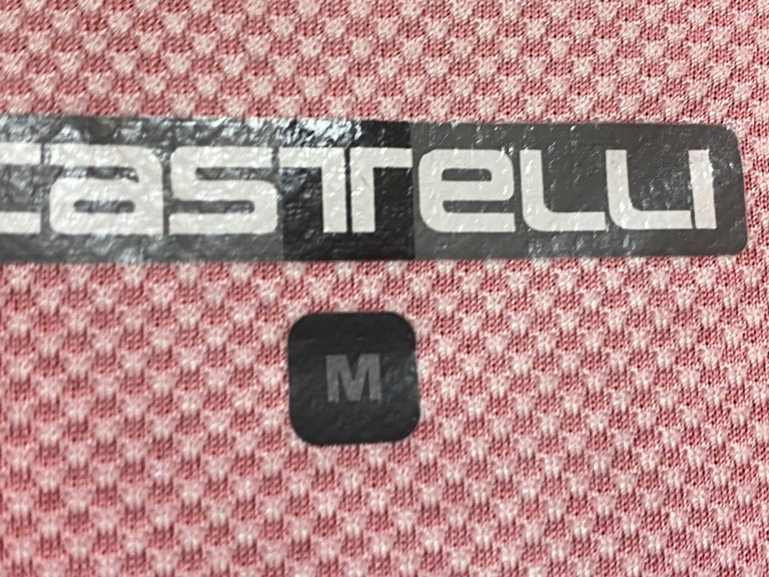 KB682 カステリ CASTELLI 半袖 サイクルジャージ オレンジ M