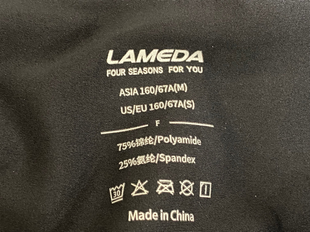 JW557 ラメダ LAMEDA レーサータイツ 黒 M