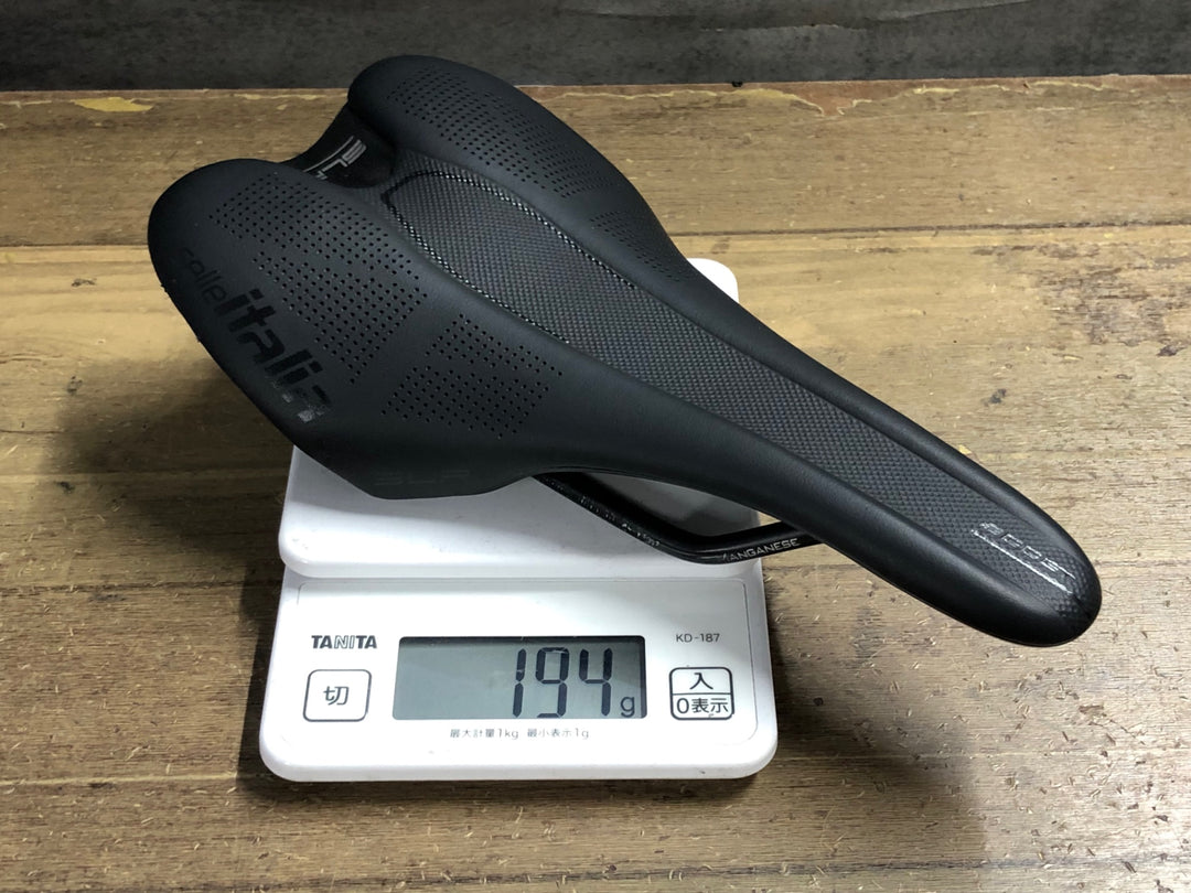 KM253 セライタリア SELLE ITALIA SLR BOOST サドル 黒 130mm MANAGNESE レール 黒