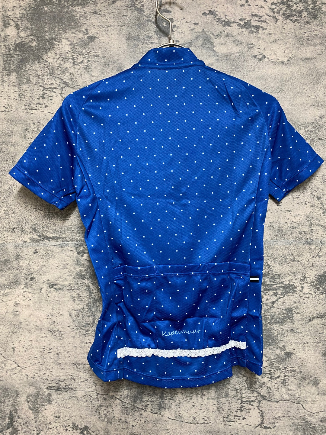 JO883 カペルミュール KAPELMUUR 半袖 サイクルジャージ ネイビー ドット 36 レディース