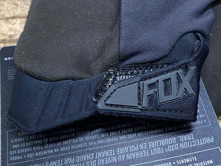 JK302 FOX DEFEND FIRE 長指グローブ 黒 S