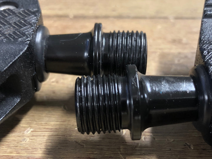 JV874 クランクブラザーズ CRANKBROTHERS DOUBLE SHOT ビンディングペダル 片面フラット 黒