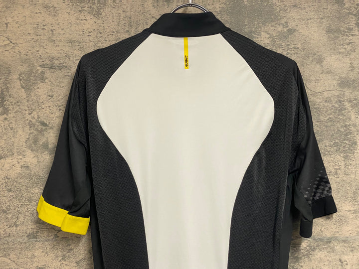 JW303 マヴィック MAVIC コスミックエリート COSMIC ELITE 半袖 サイクルジャージ 白/黒 XL
