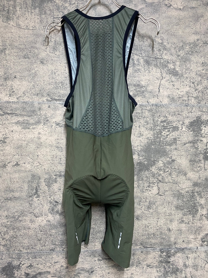 KD861 カフェドシクリステ Cafe du Cycliste MARINETTE Man ビブショーツ カーキ M 裏起毛