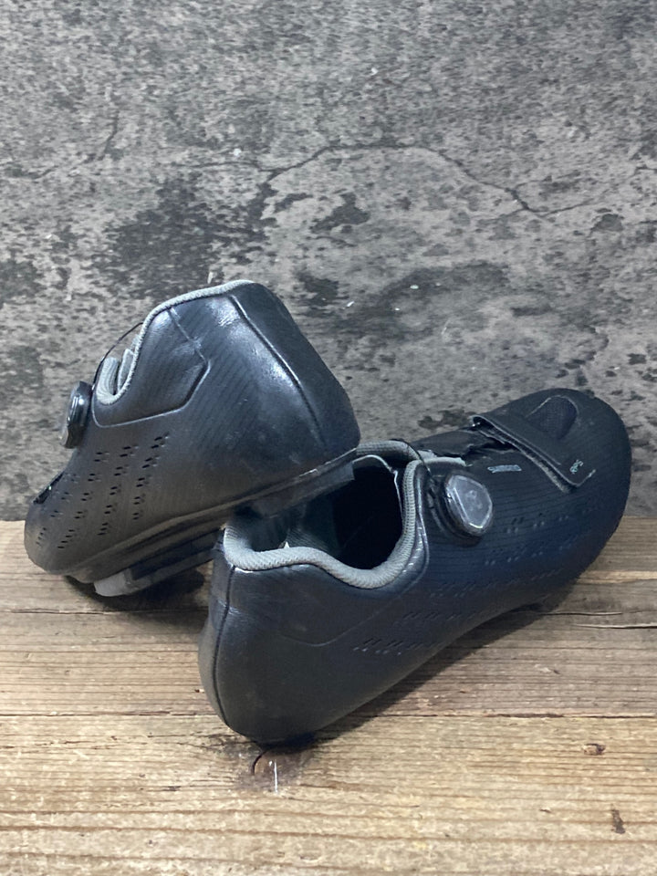 KQ865 シマノ SHIMANO RP5 SH-RP501-SL ビンディングシューズ 黒 EU43
