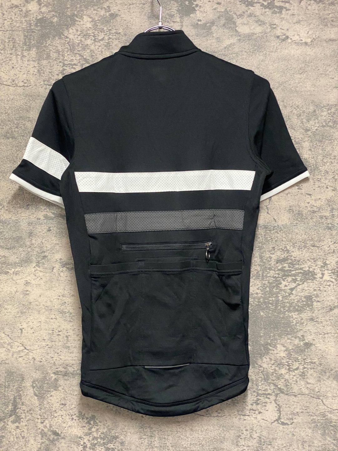 JV173 ラファ Rapha MEN'S SS TRAINING BREVET JERSEY 半袖 サイクルジャージ 黒 XS