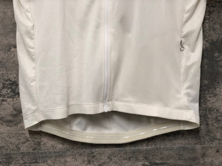 KN651 ラファ Rapha BREVET LIGHTWEIGHT JERSEY 半袖 サイクルジャージ 白 L