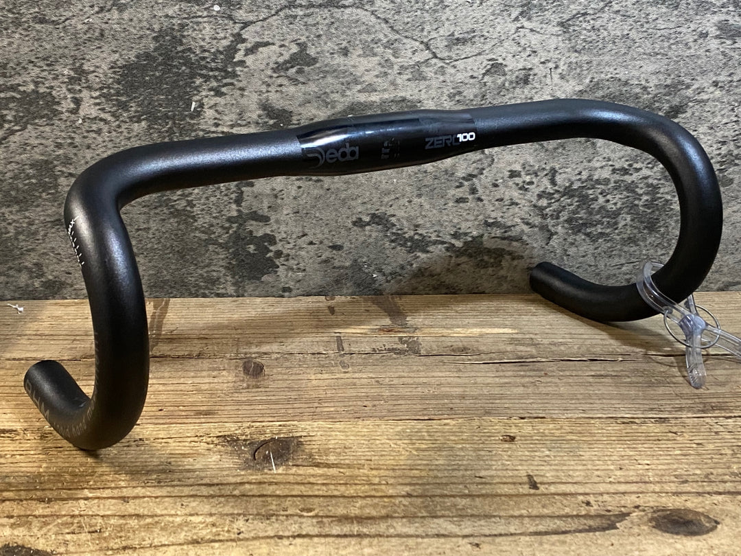 KK717 デダ Deda ZERO 100 アルミドロップハンドル 黒 Φ31.7 エンド外-外380mm