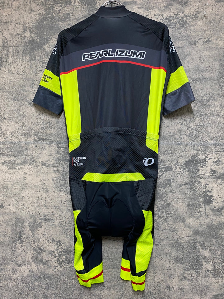 JK677 パールイズミ PEARL iZUMi 半袖 ワンピース 黒 M
