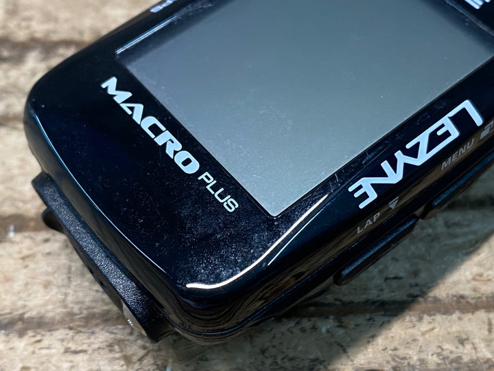 IR099 レザイン LEZYNE MACRO PLUS GPS サイクルコンピューター 黒 動作確認済