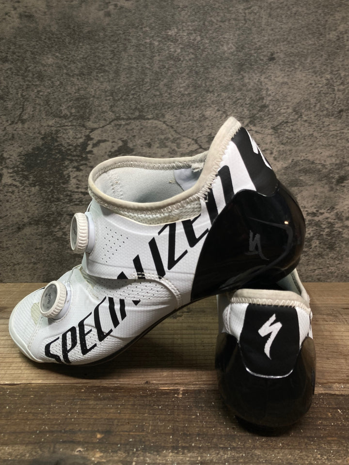 IN586 スペシャライズド SPECIALIZED エスワークス S-WORKS アレス Ares ビンディングシューズ SPD-SL 白 EU40