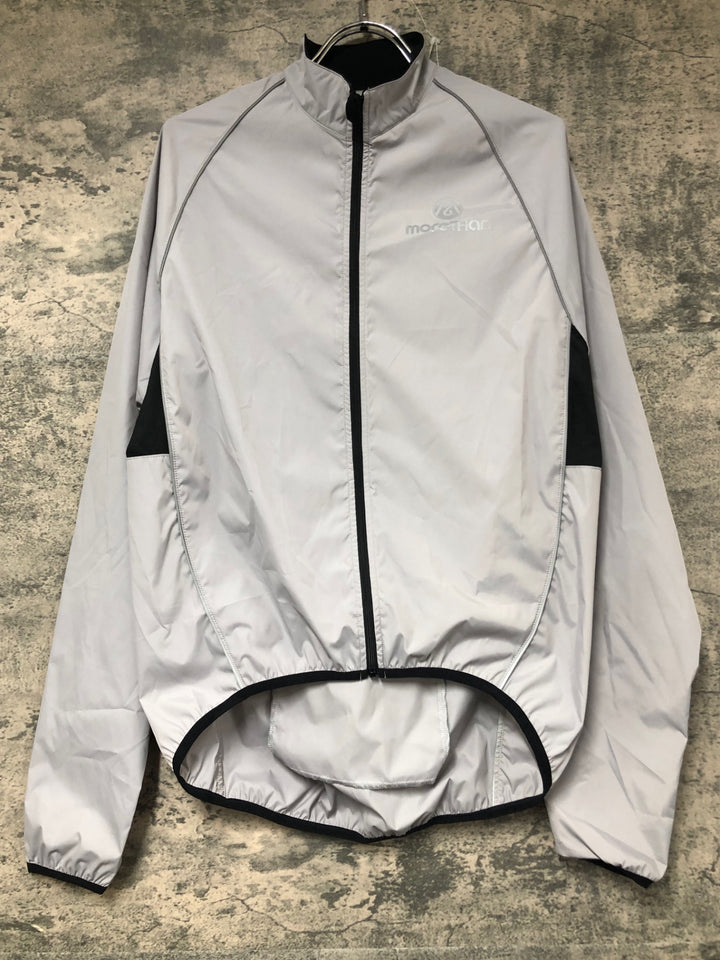 KB887 モーゼン morethan 長袖 ウィンドブレーカー グレー M