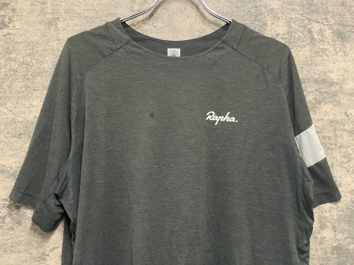 JV275 ラファ Rapha TRAIL TECHNICAL T-SHIRT 半袖 Tシャツ グレー サイズ不明