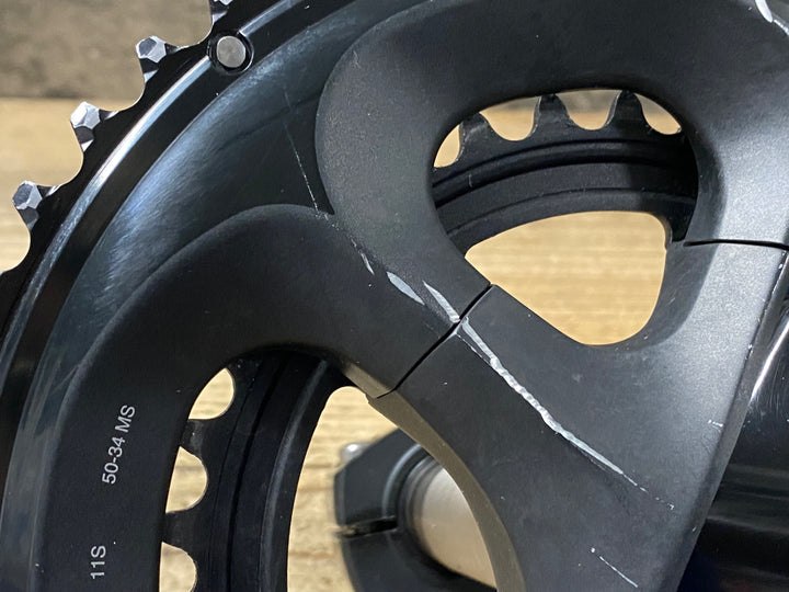 KD442 シマノ SHIMANO 105 FC-R7000 クランクセット 50/34T 11S 172.5mm アーム削れ