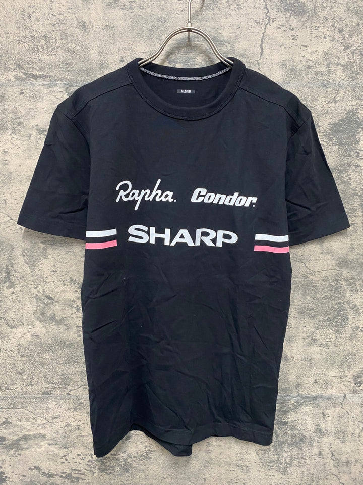 JV527 ラファ Rapha TEAM T-SHIRT 半袖 Tシャツ 黒 M