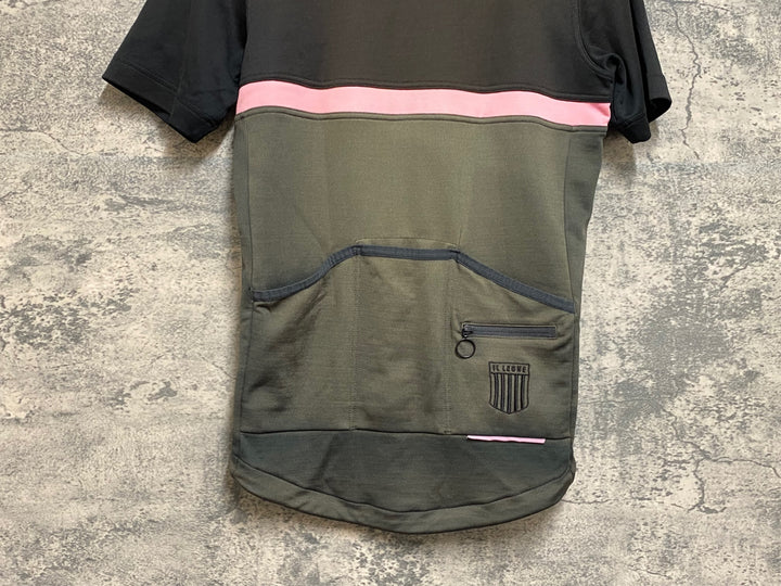 HZ799 ラファ Rapha クラブジャージ CLUB JERSEY 半袖 サイクルジャージ 黒 S ※色あせ