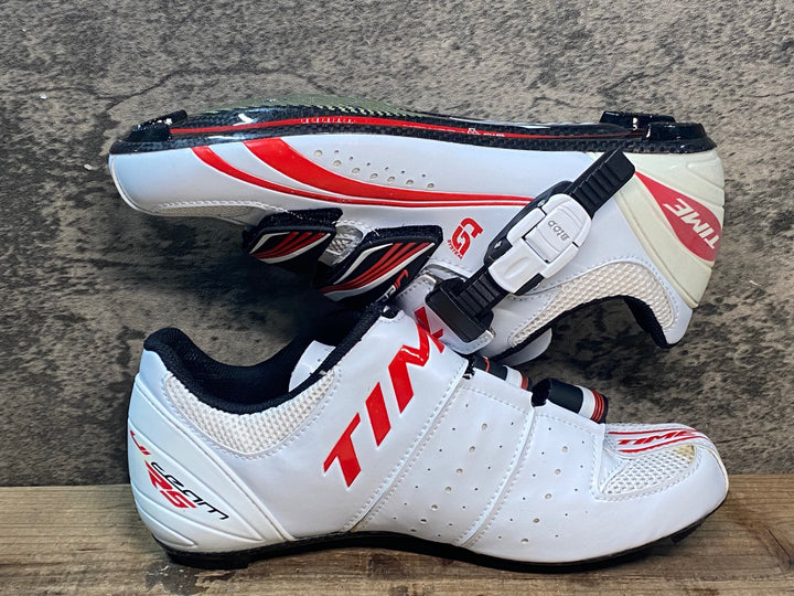 JR513 タイム TIME ULTEAM RS CARBON ビンディングシューズ 白 EU36