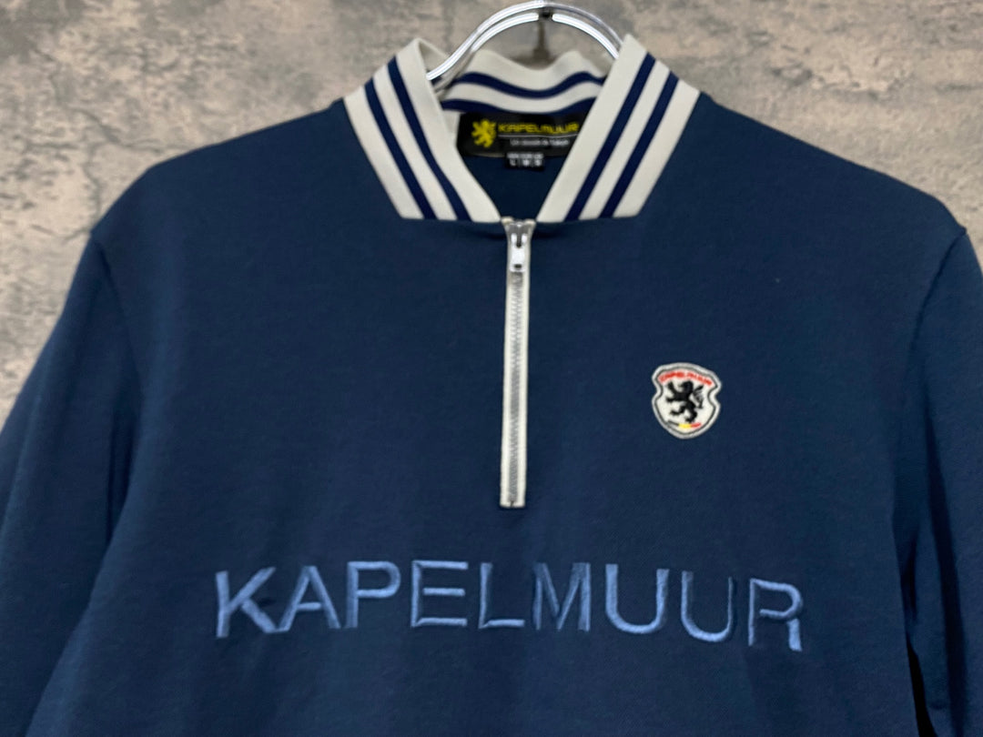 KI957 カペルミュール kapelmuur 半袖 サイクルジャージ 青 L
