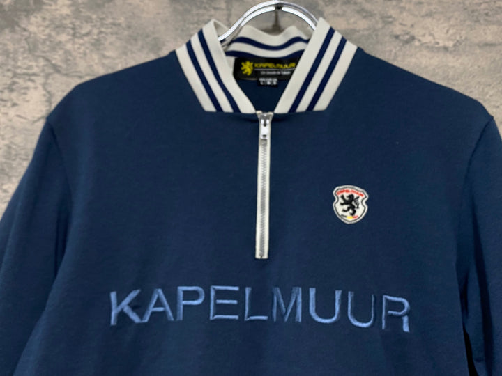 KI957 カペルミュール kapelmuur 半袖 サイクルジャージ 青 L