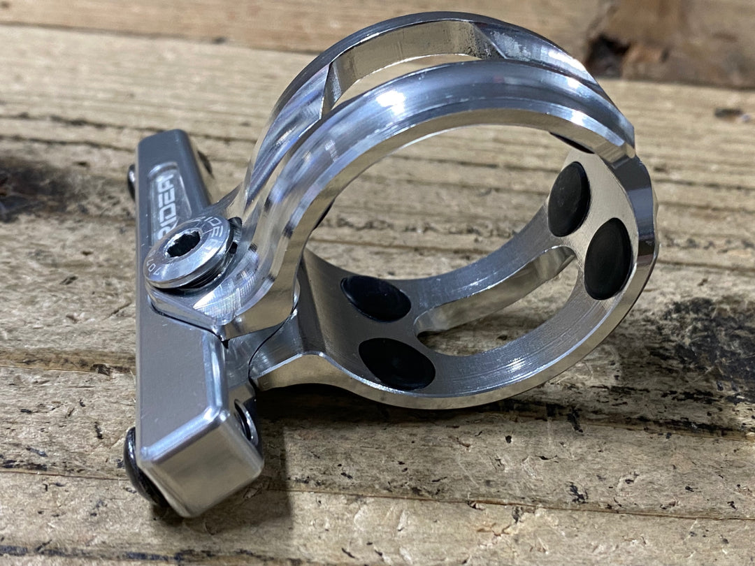 KM104 リデア RIDEA Mini Velo Bottle Cage Adapter ボトルケージアダプター シルバー Φ40㎜