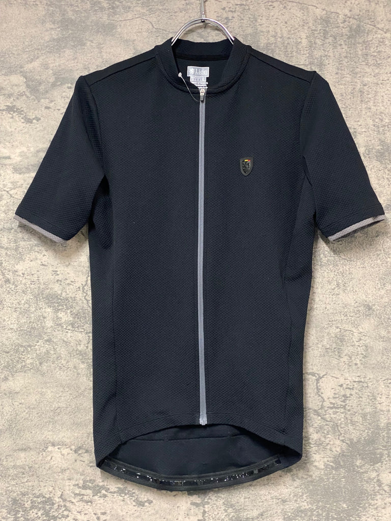 Lion de KAPELMUUR サイクルジャージ 半袖 ブラック KJ178 リオンドカペルミュール Lion de KAPELMUUR 半袖 サイクル