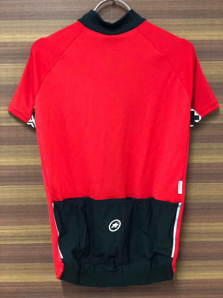 GV163 アソス assos MILLE GT Short Sleeve Jersey 半袖 サイクルジャージ 赤 XS