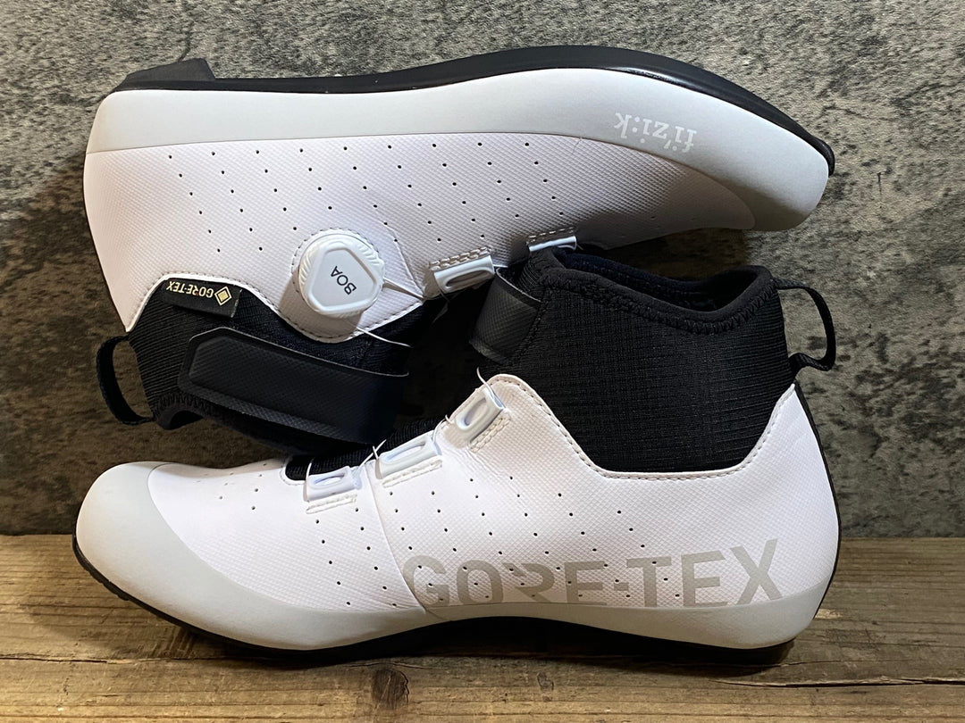 KJ342 フィジーク fizik TEMPO ARTICA GTX ビンディングシューズ 白 EU42