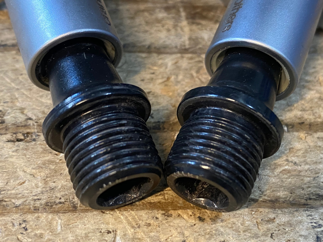 JX869 クランクブラザーズ CRANKBROTHERS エッグビーター EGGBEATER1 ビンディングペダル スチールシャフト 黒シルバー